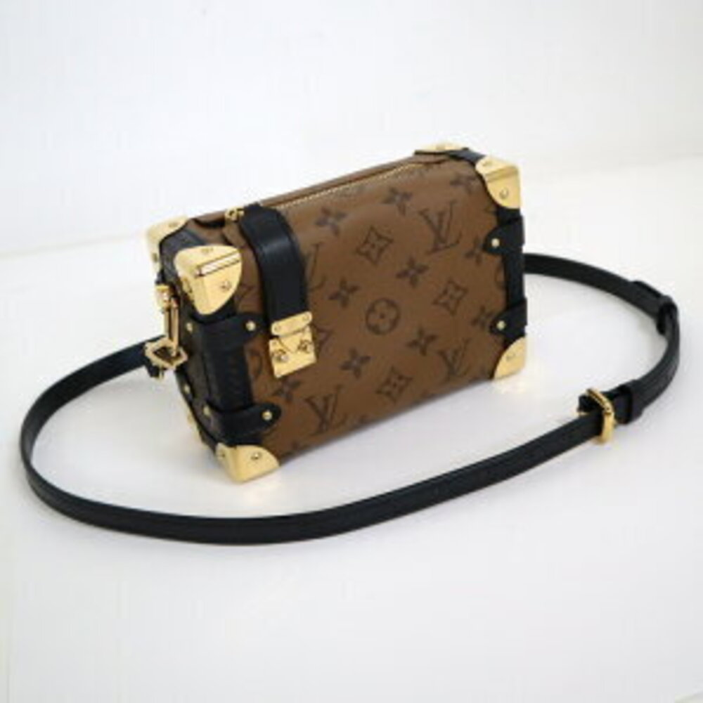 Louis Vuitton Side Trunk Shoulder Bag Monogram Reverse
